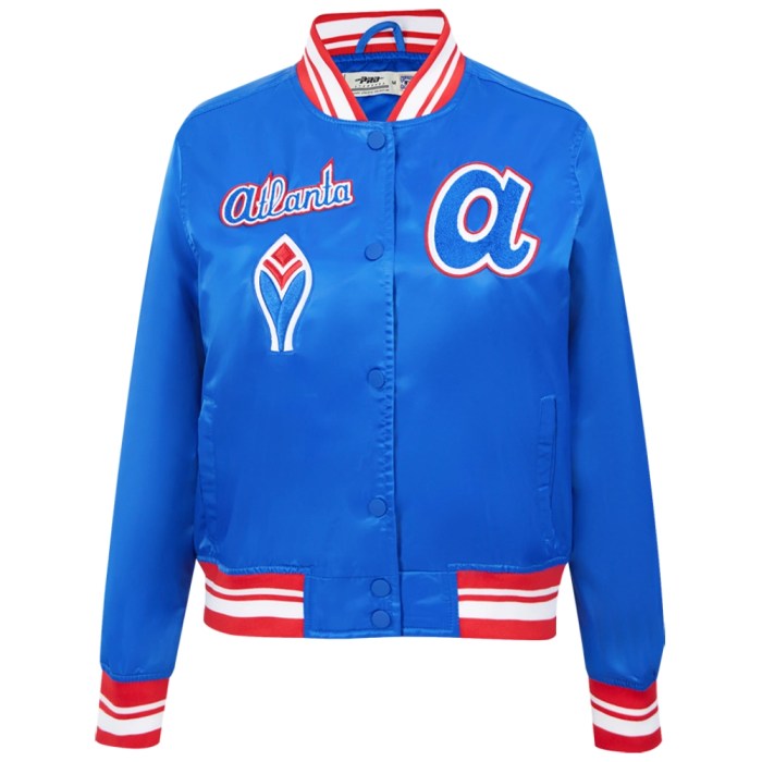 Atlanta Braves Retro Classic Satin Baseball Jacket