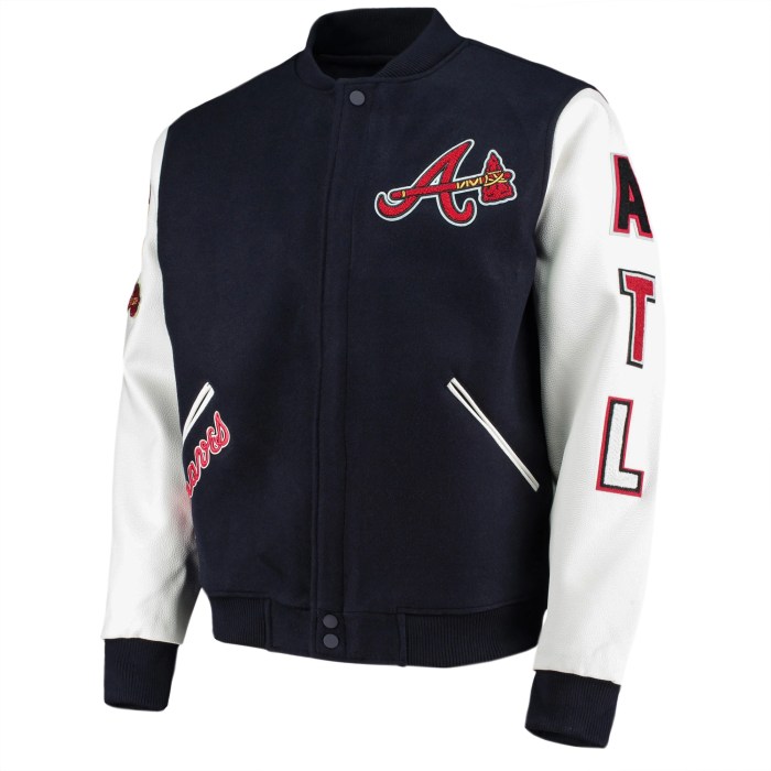 Atlanta Braves Wool Logo Baseball Jacket