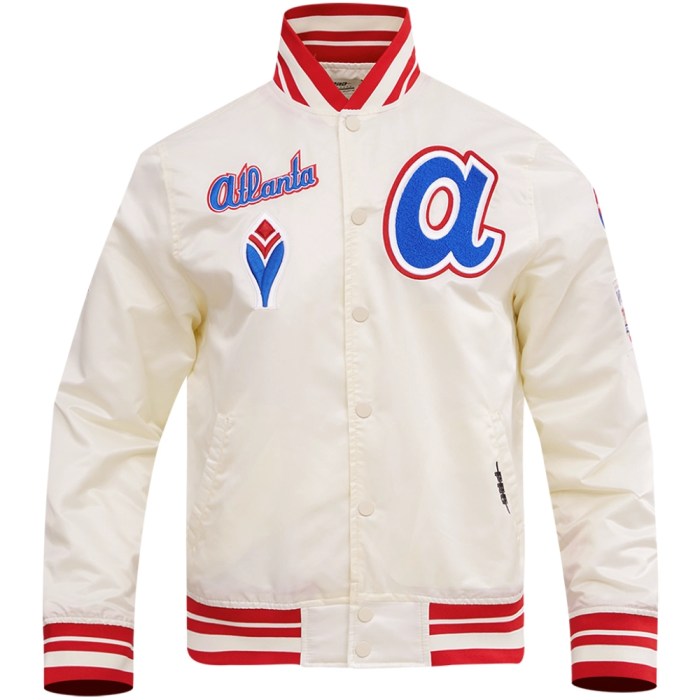 Atlanta Braves Team Logo Baseball Jacket