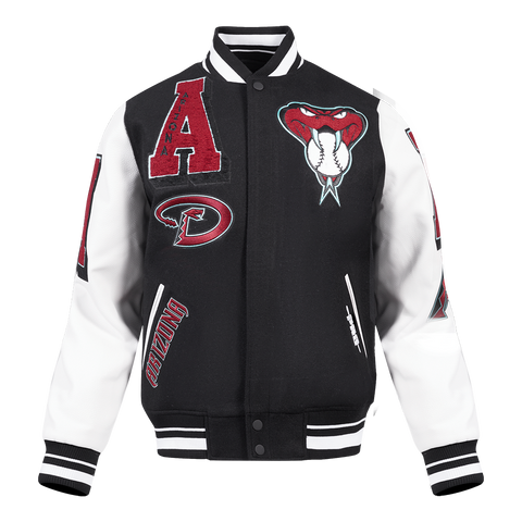 Arizona Diamondbacks Mashup Wool Baseball Jacket For men