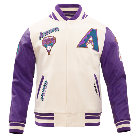 Arizona Diamondbacks Retro Classic Purple Varsity Jacket