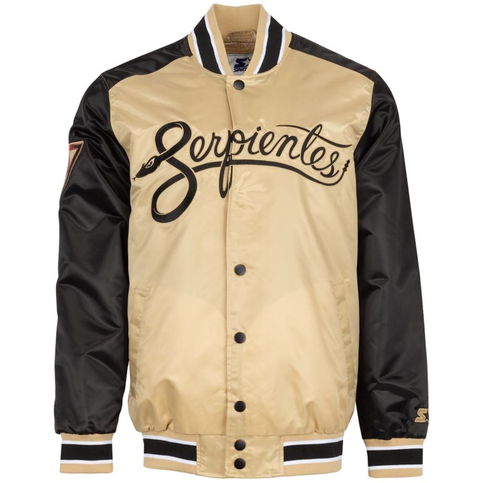Arizona Diamondbacks Starter Gold Black Baseball Jacket For men
