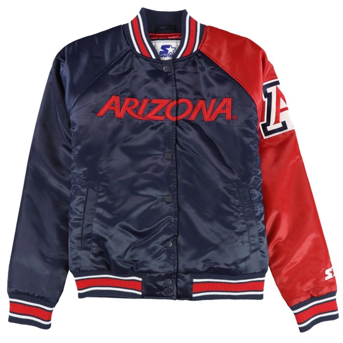 Arizona Diamondbacks Starter Navy Red Baseball Jacket For men