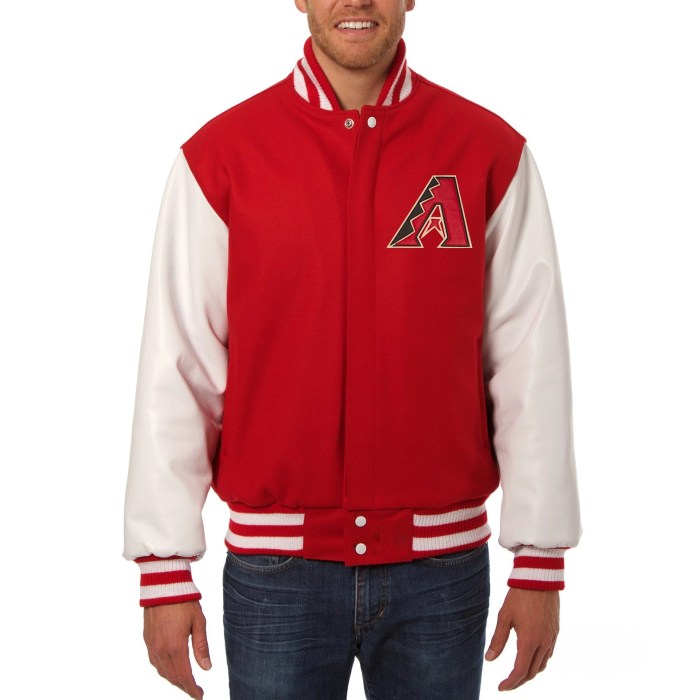 Arizona Diamondbacks Two-Tone Wool Baseball Jacket