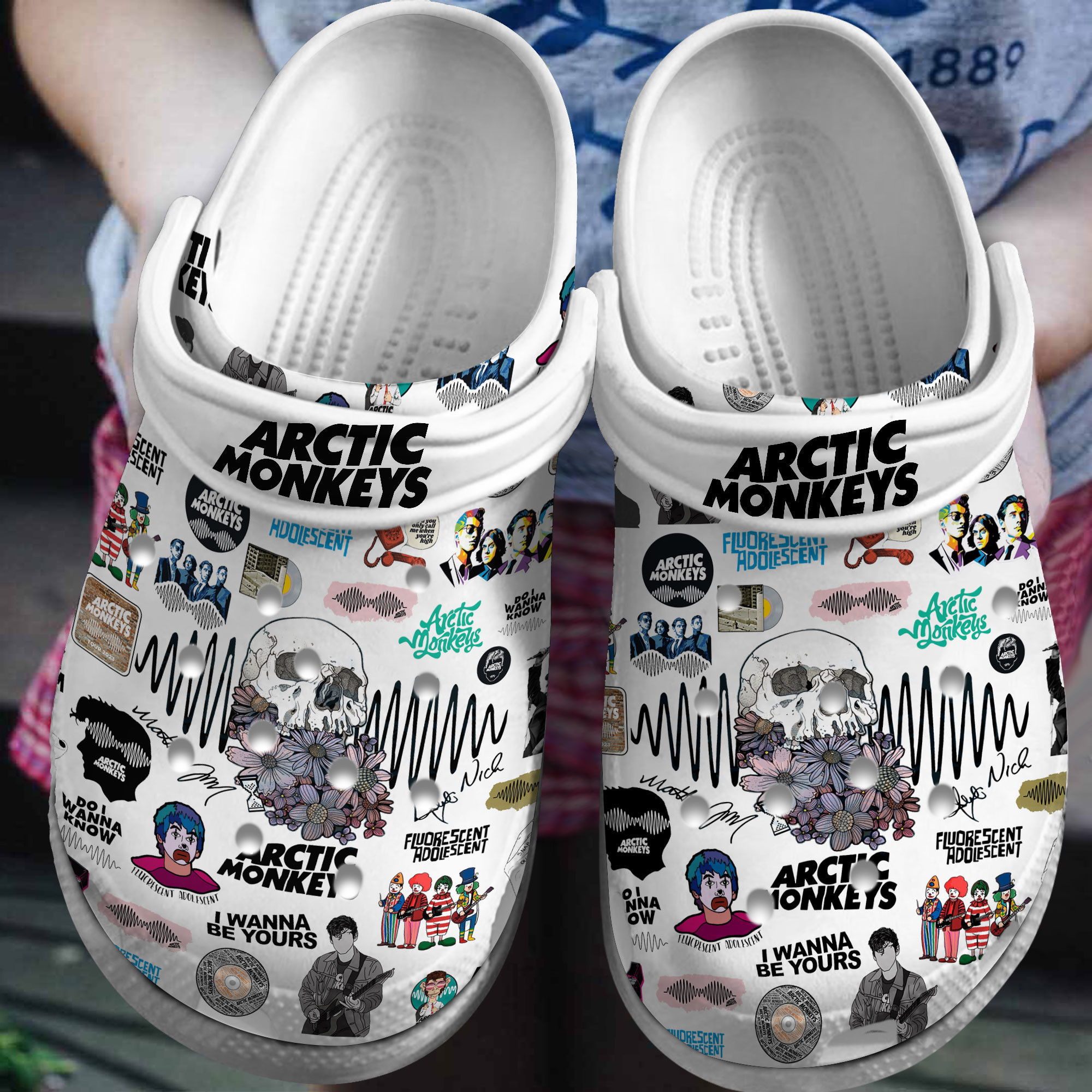 Arctic Monkeys Music Clogs Shoes