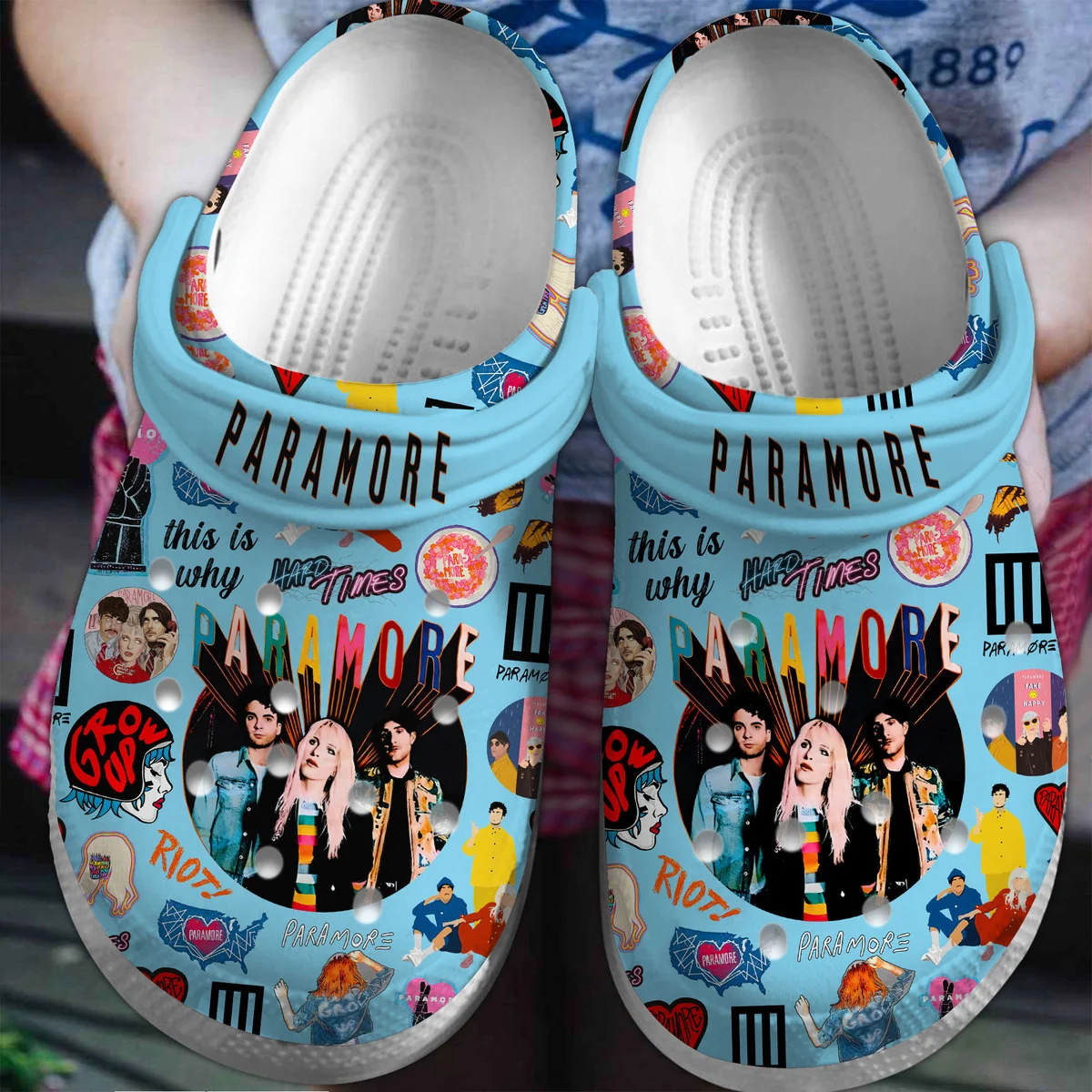 Paramore Music Band Clogs Shoes