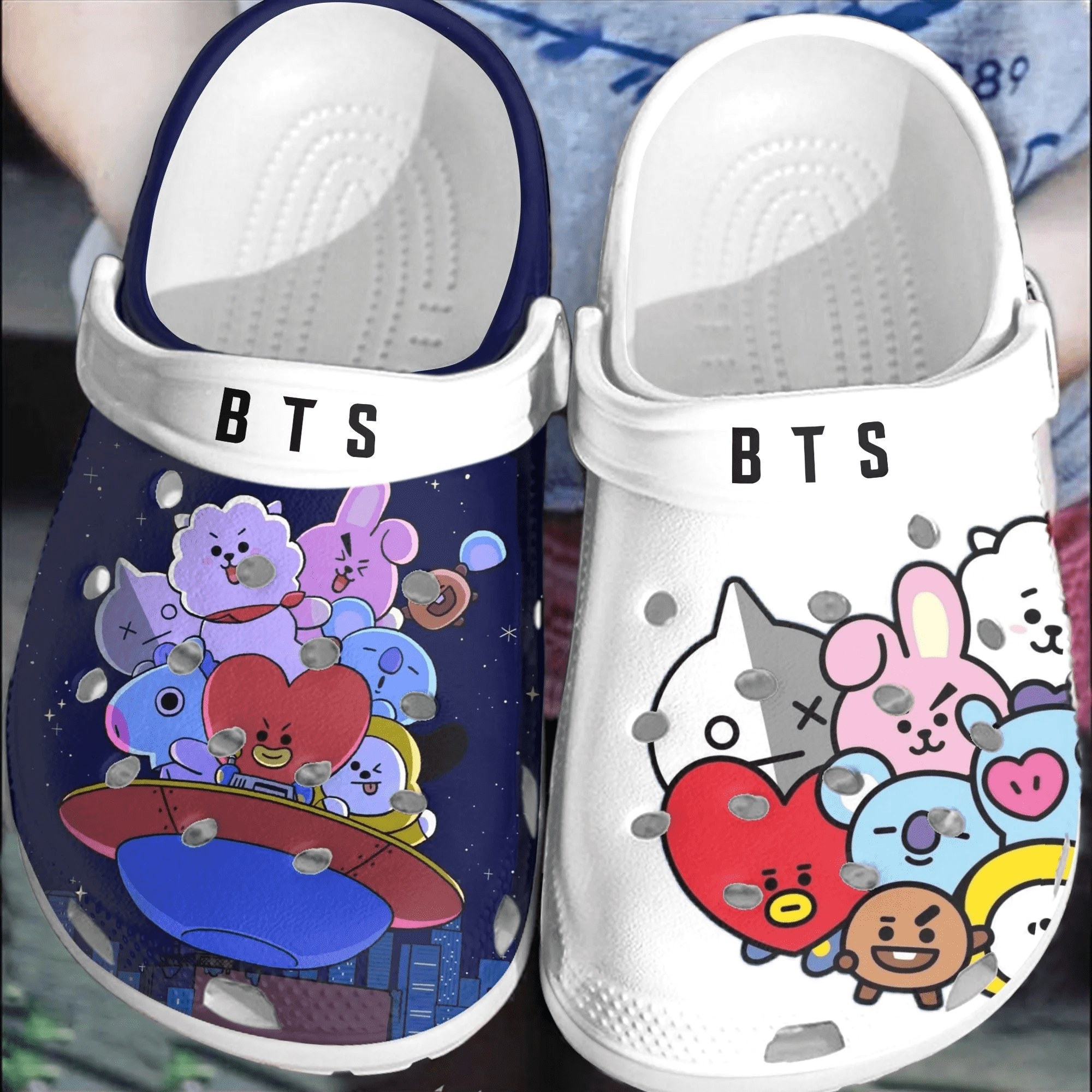 Bts Jungkook Pattern Comfortable Clogs Shoes