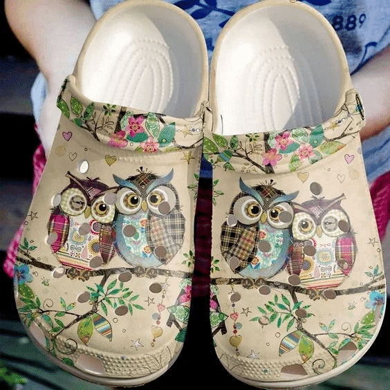Owls Classic Water Rubber Clogs Shoes