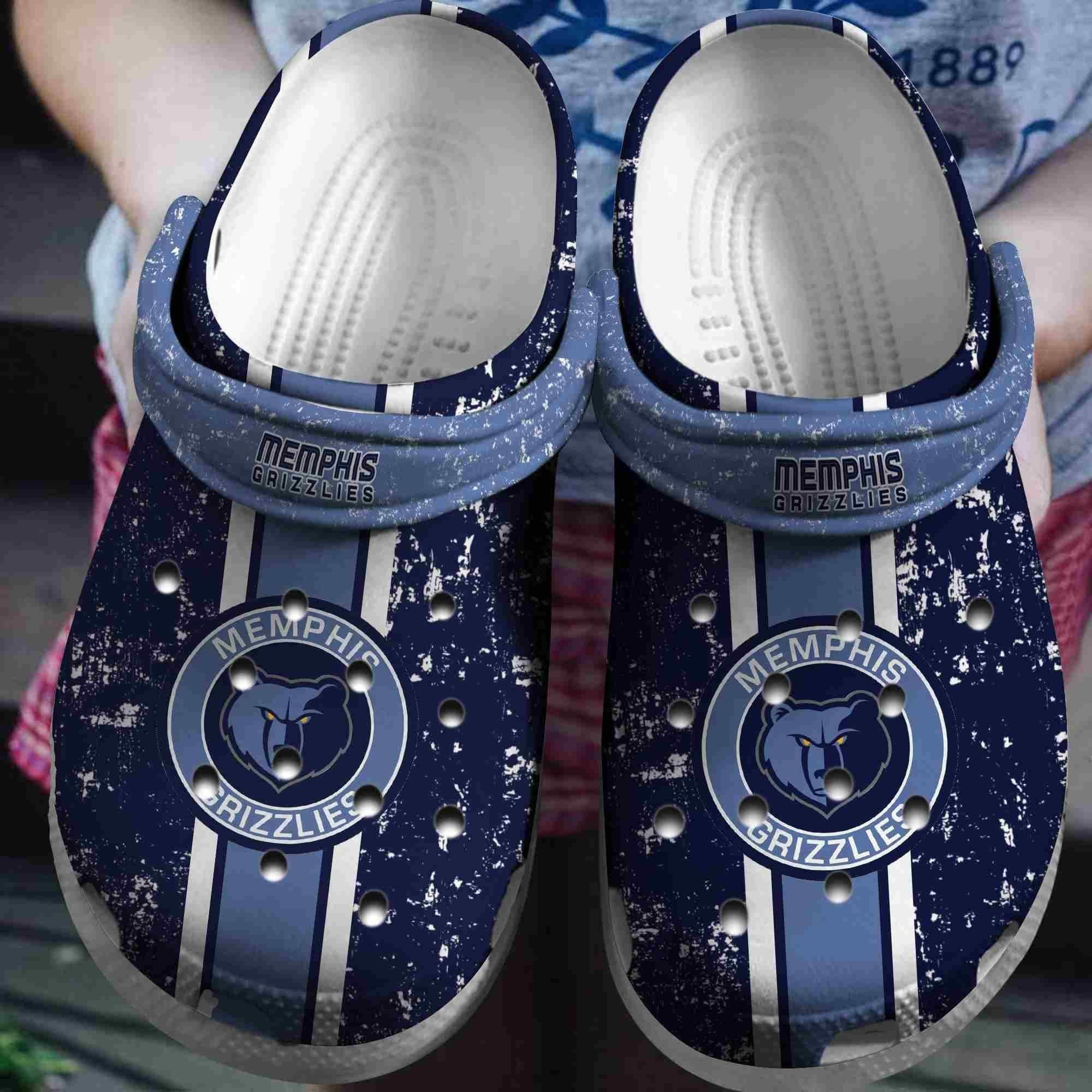 Memphis Grizzlies Basketball Club Clogs Shoes