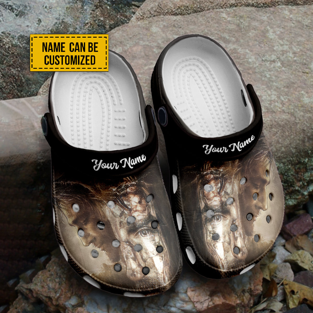 Jesus Art Print Personalizedd Jesus Clogs Shoes Christian Gift
