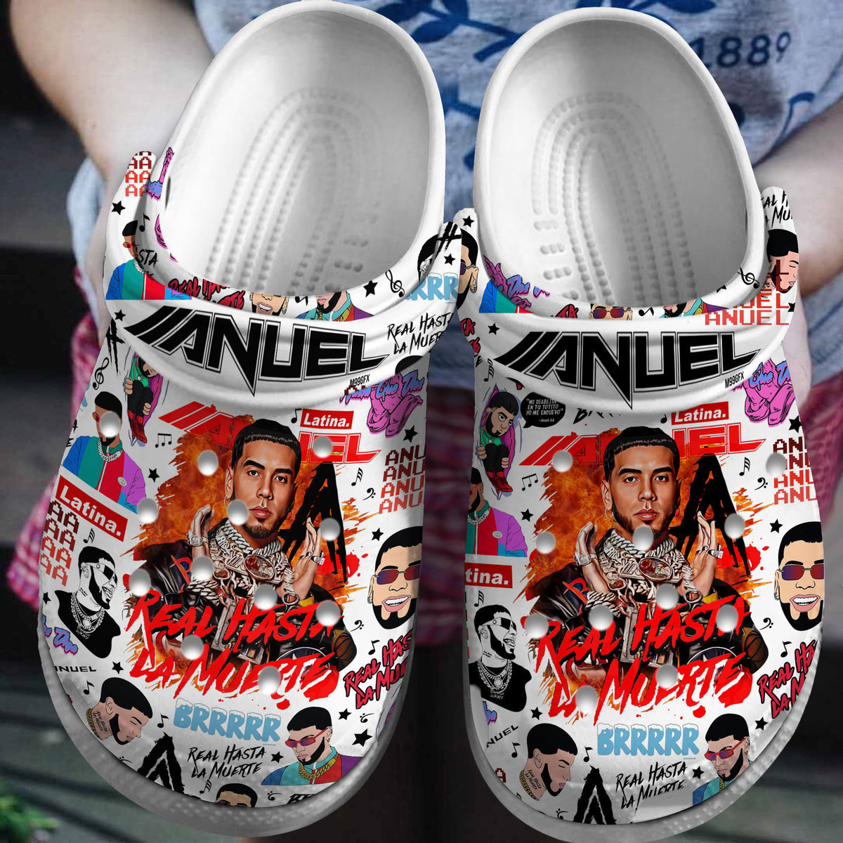 Anuel Aa Music Clogs Shoes
