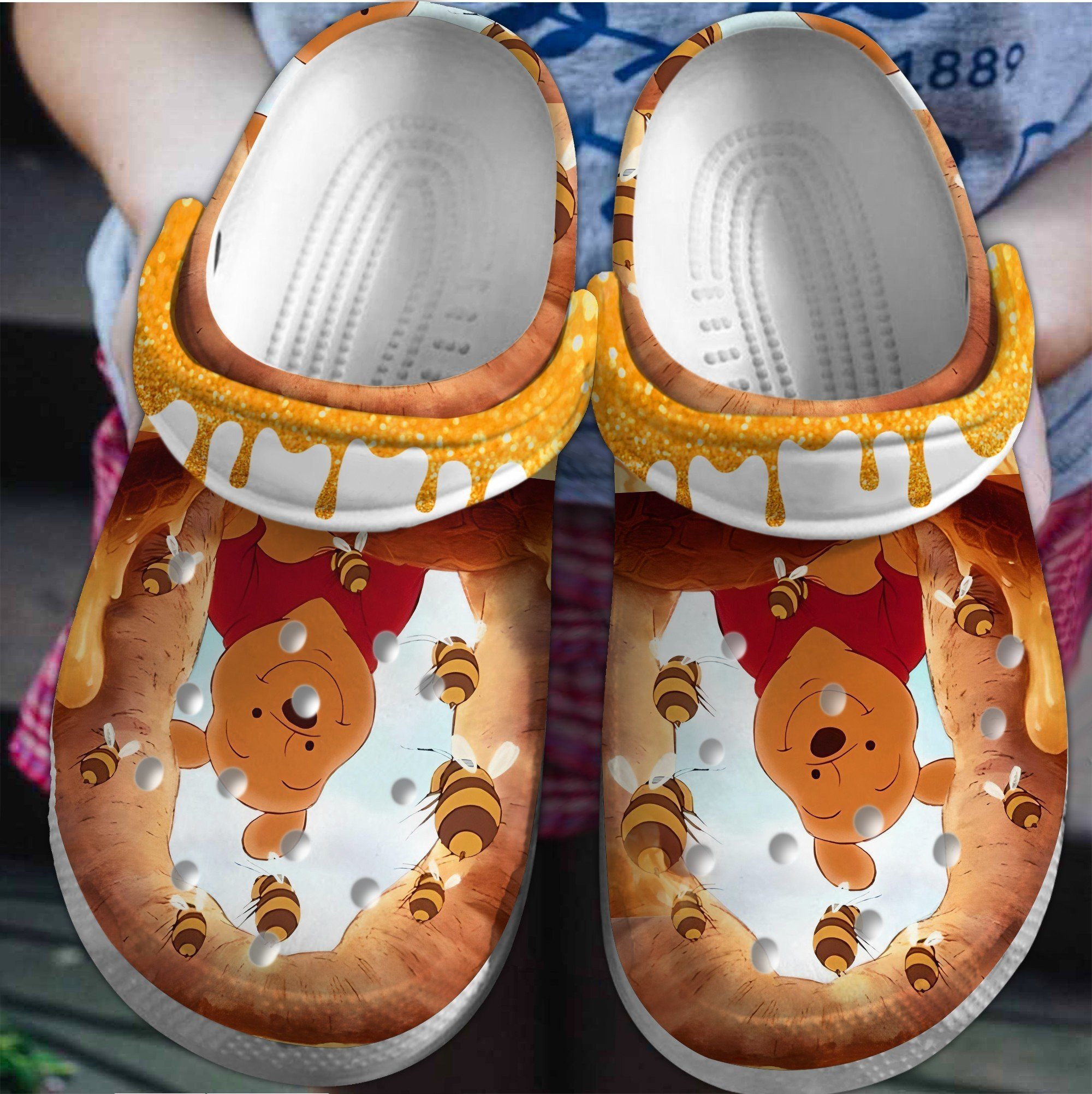 Pooh And Friends Cartoon Clogs Shoes