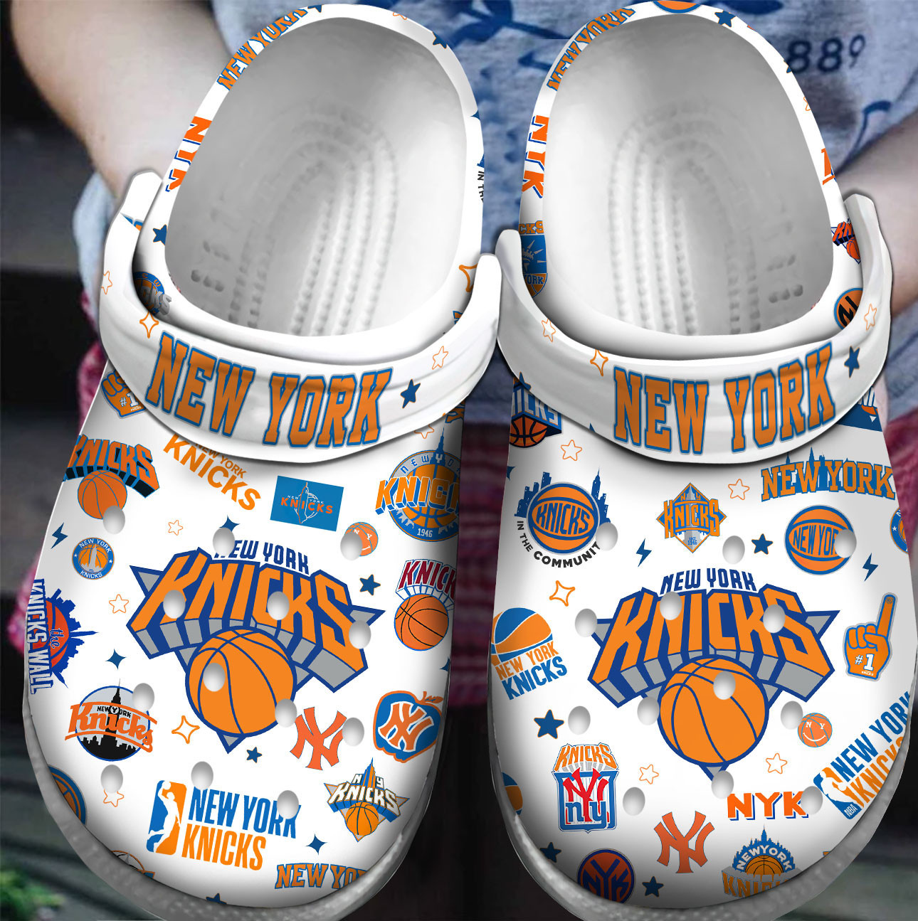 New York Knicks Nba Sport Crocs-Style Clogs