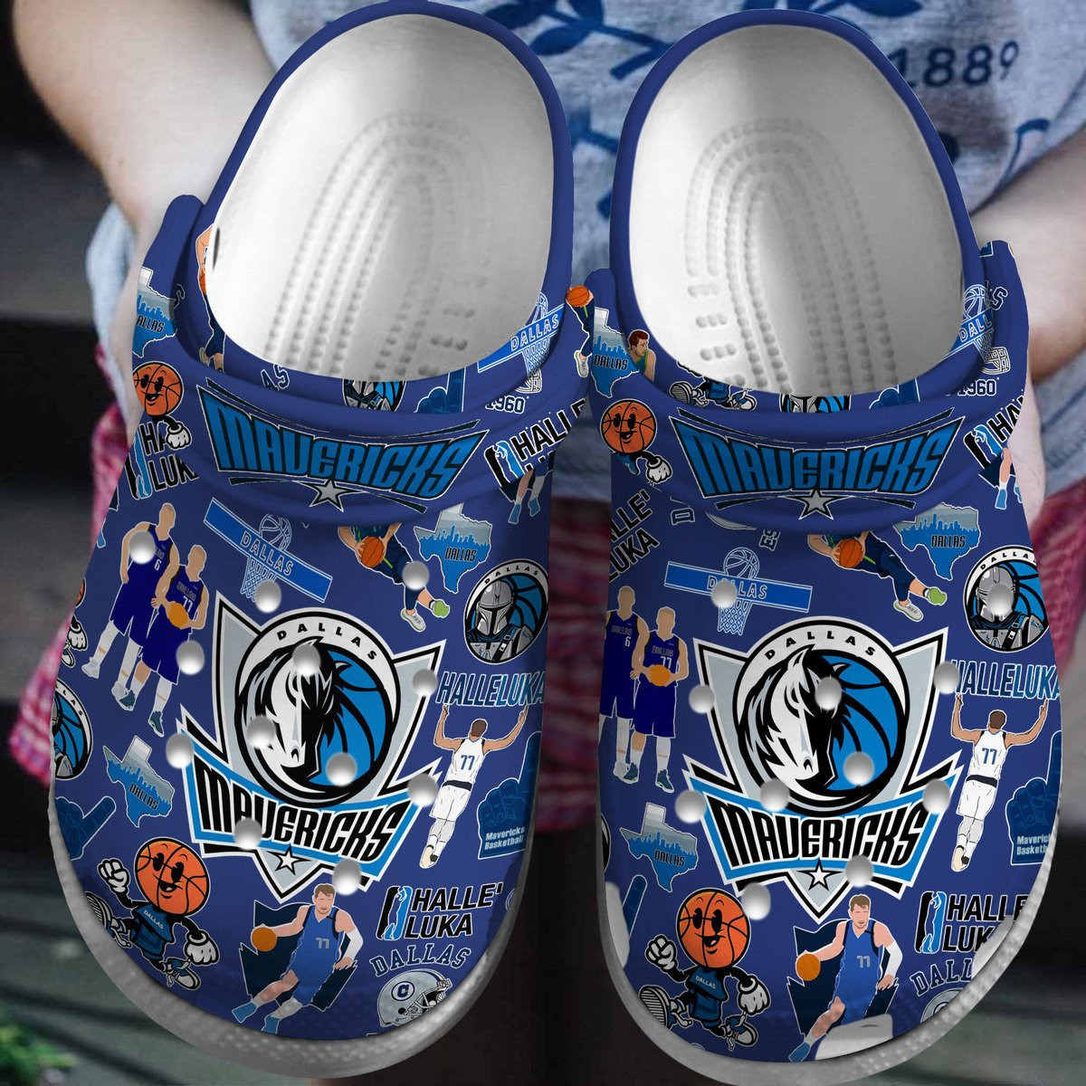 Dallas Mavericks Nba Sport Clogs Shoes