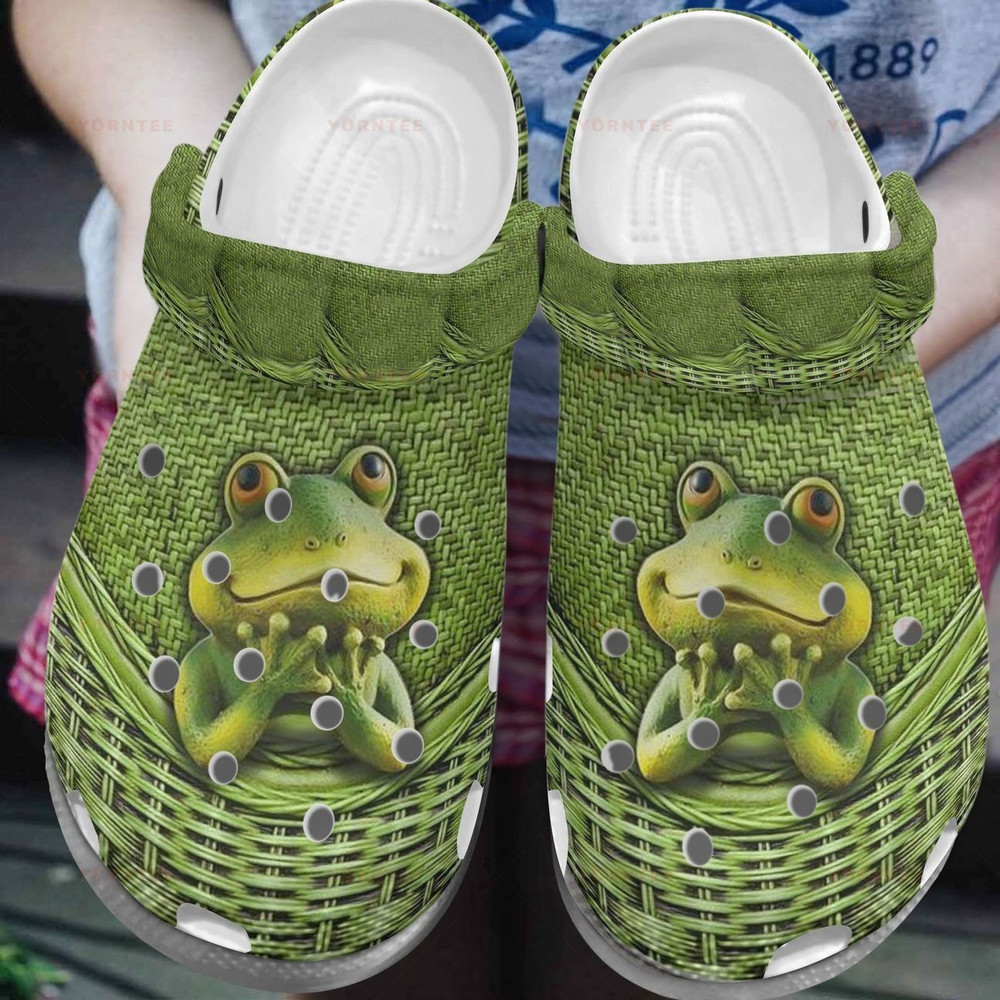 Frog In The Basket 5 Classic Crocs