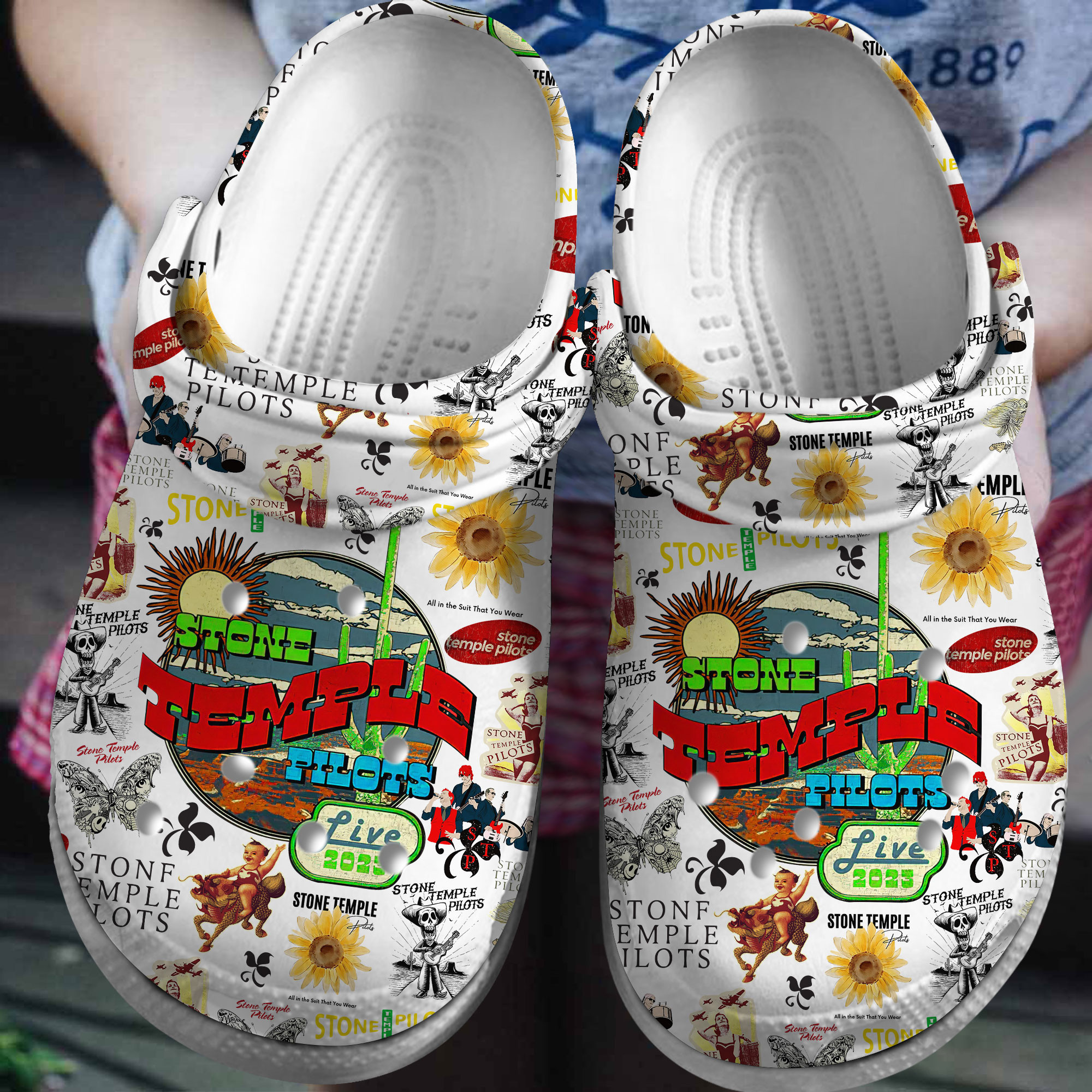 Stone Temple Pilots Music Clogs Shoes