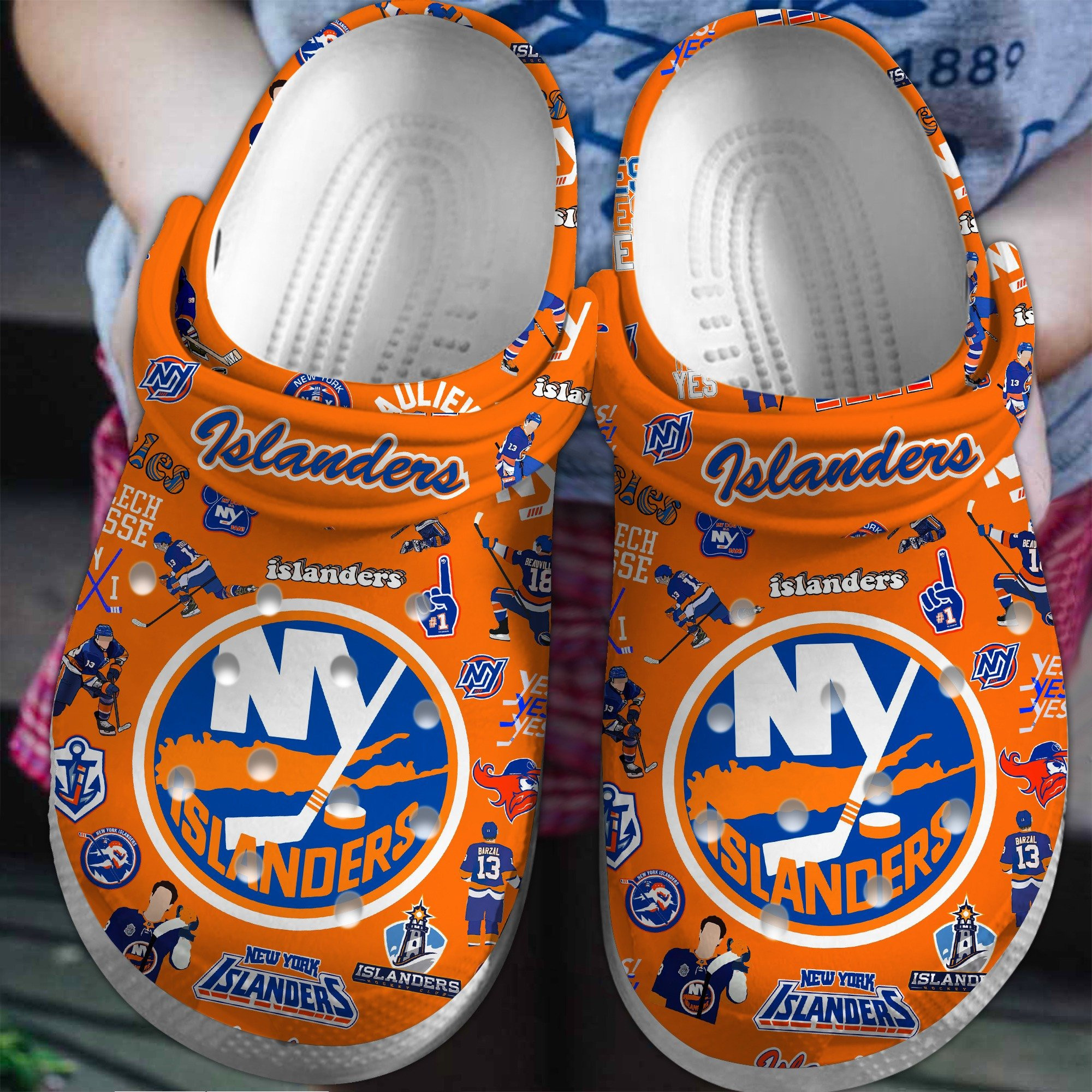 Nhl Sport Clogs New York Islanders Hockey Classic Crocs