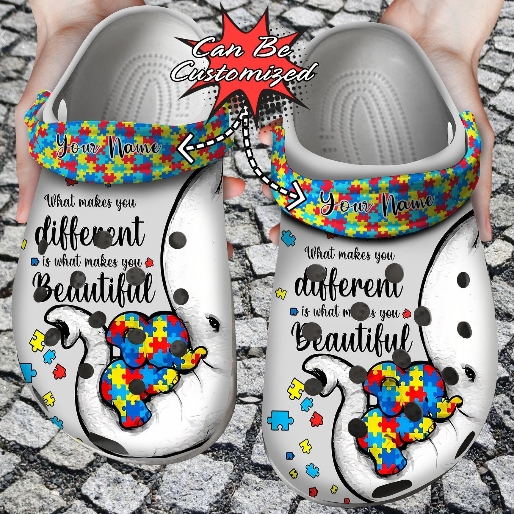 Autism What Makes You Different Crocs-Style