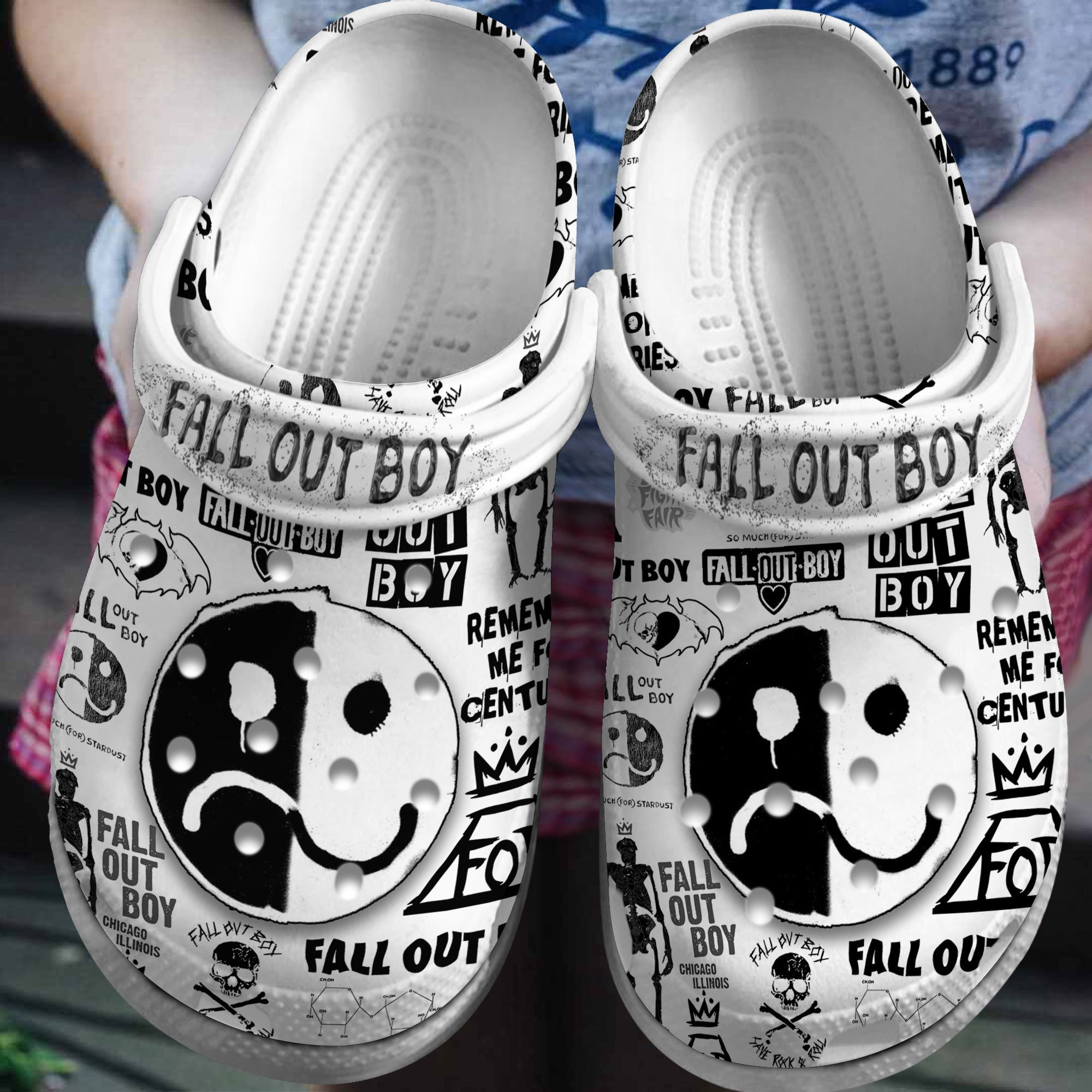 Fall Out Boy Music Clogs Shoes