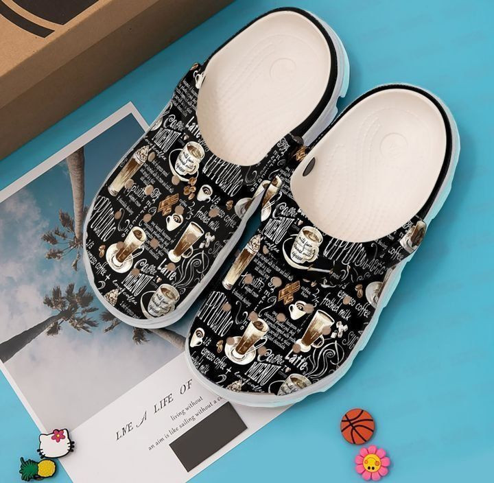 Coffee Menu Classic Crocs-Style Clogs Gift For Men & Women & Coffee Lovers
