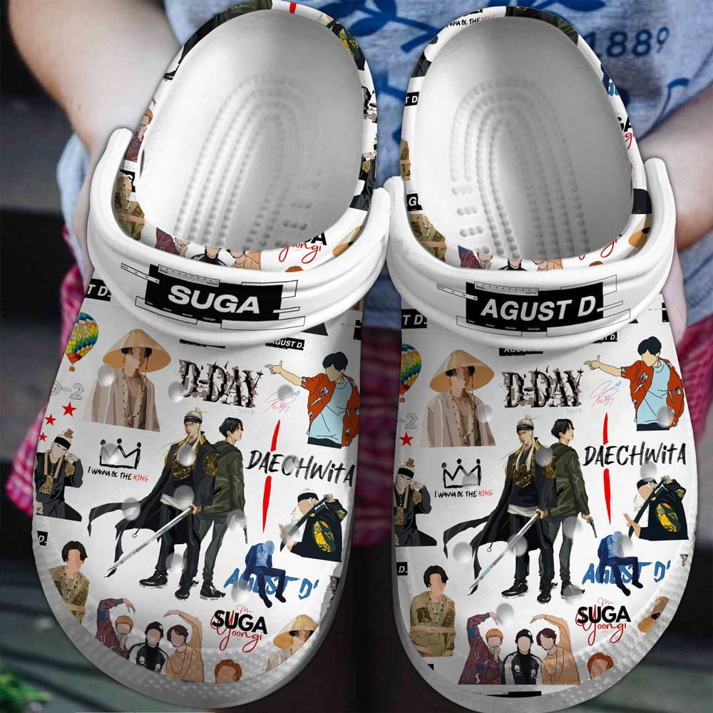 Suga Bts Music Band Clogs Shoes