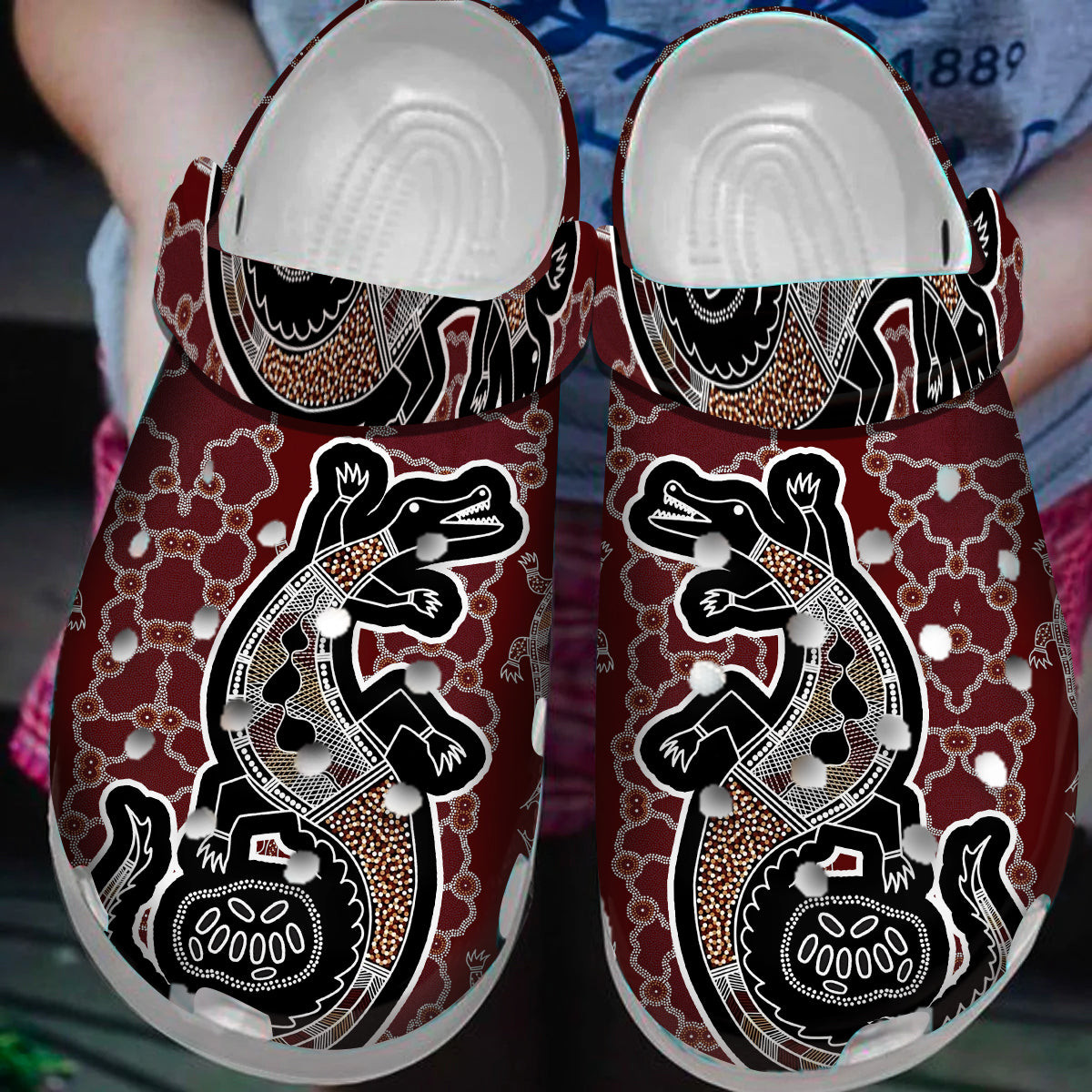 Native American Clogs Shoes For Kid And Adult Classic Crocs-Style Clogs