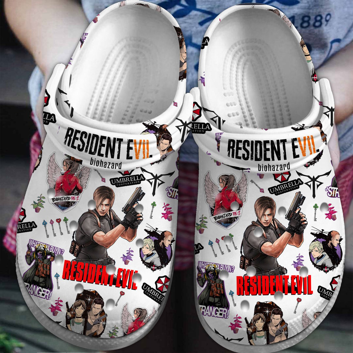 Resident Evil Movie Game Clogs Shoes