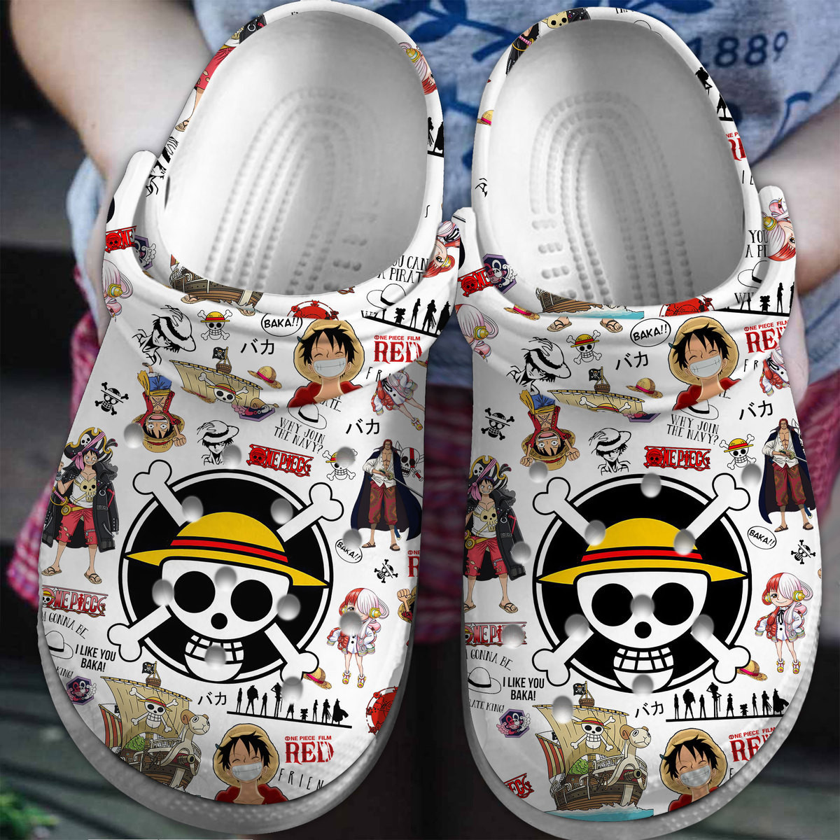 One Piece Anime Clogs Shoes