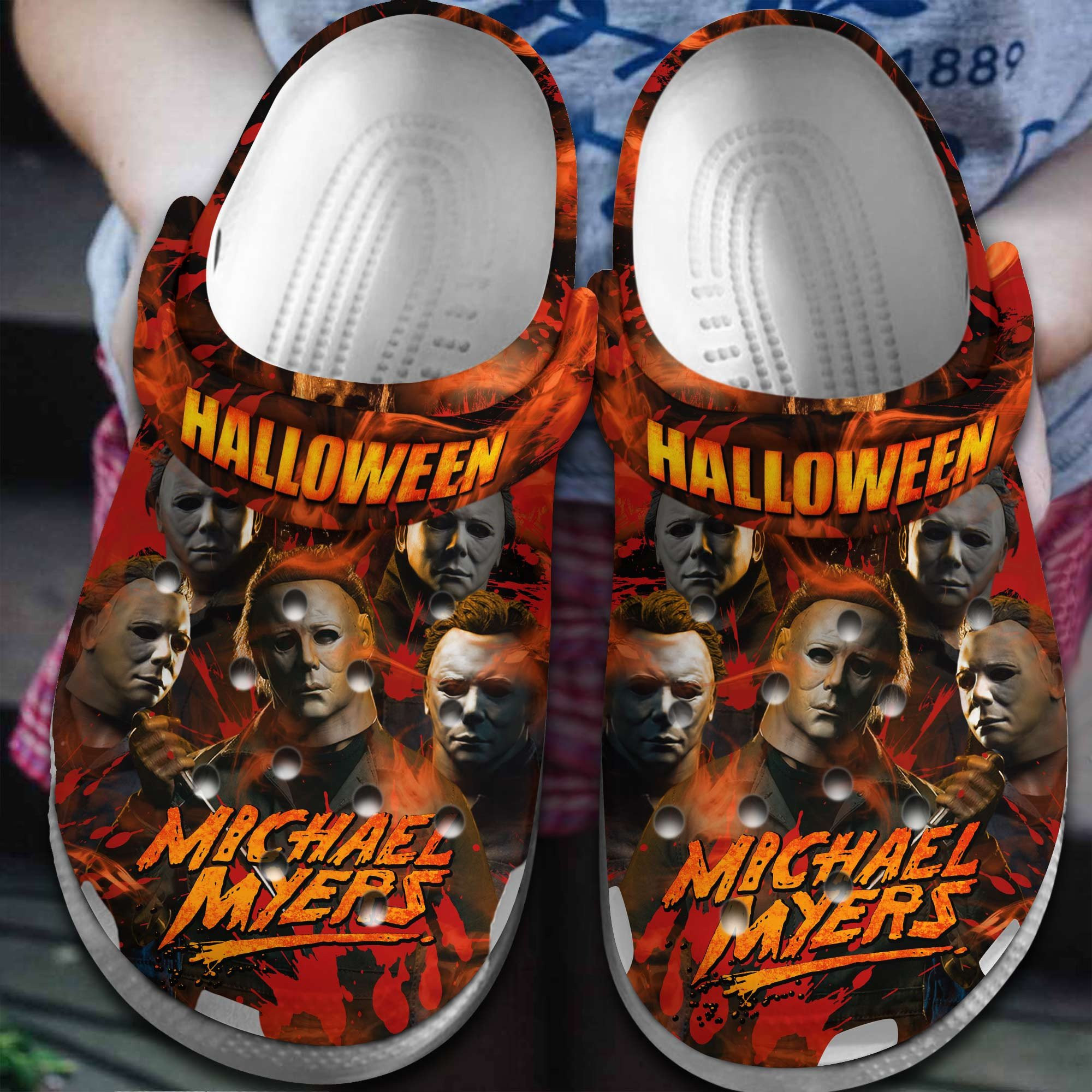 Michael Myers Movie Halloween Clogs Shoes
