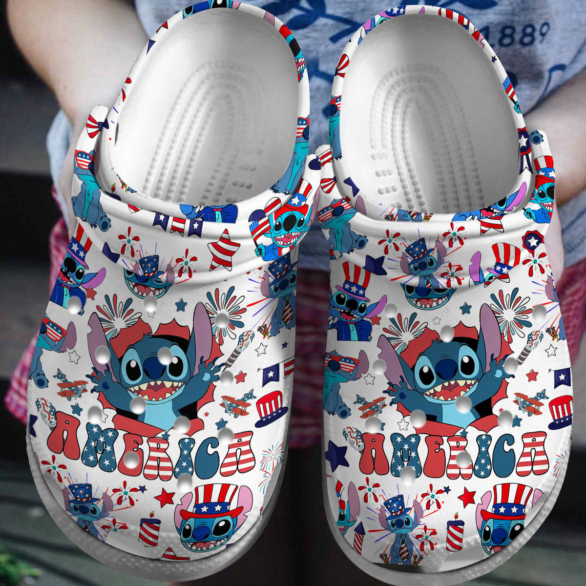 Stitch Cartoon Clogs Shoes