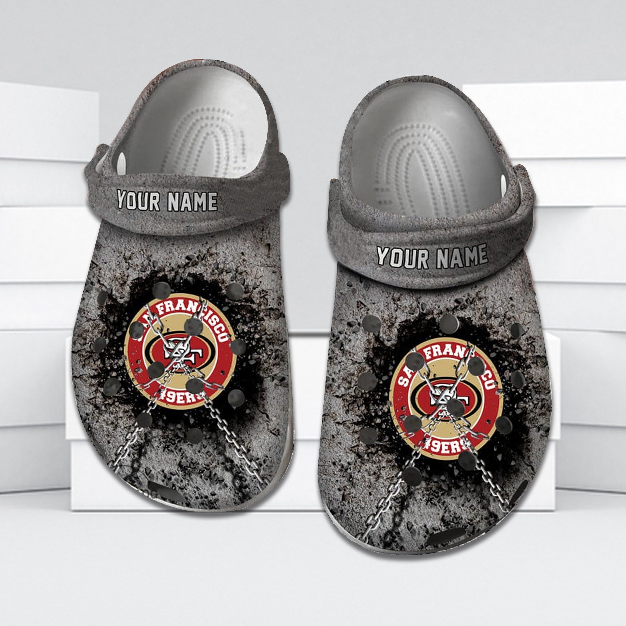 Football 49 Clogs Shoes Classic Crocs-Style Clogs