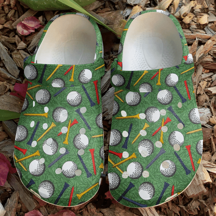 Golf Par-Tee Time Clogs Shoes Classic Crocs-Style Clogs