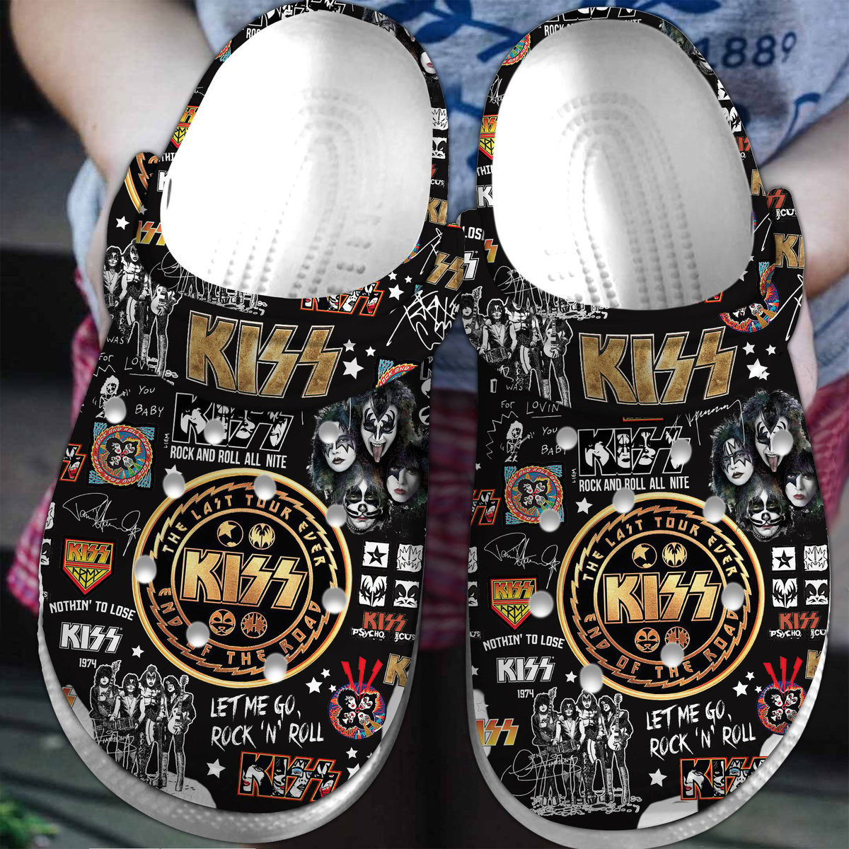 Kiss Music Clogs Shoes