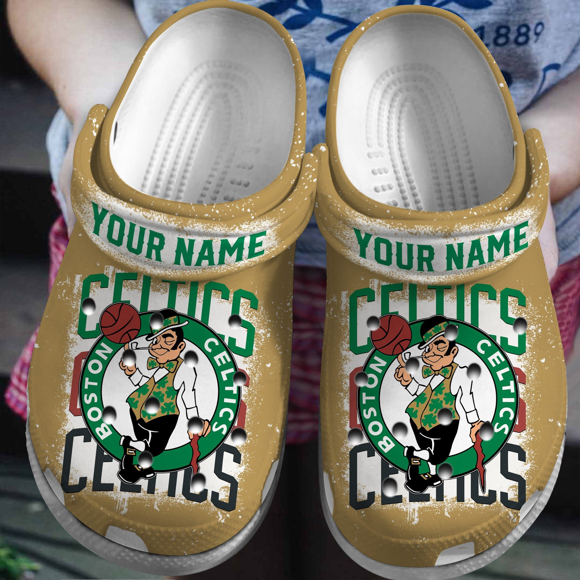 Boston Celtics Nba Sport Clogs Shoes