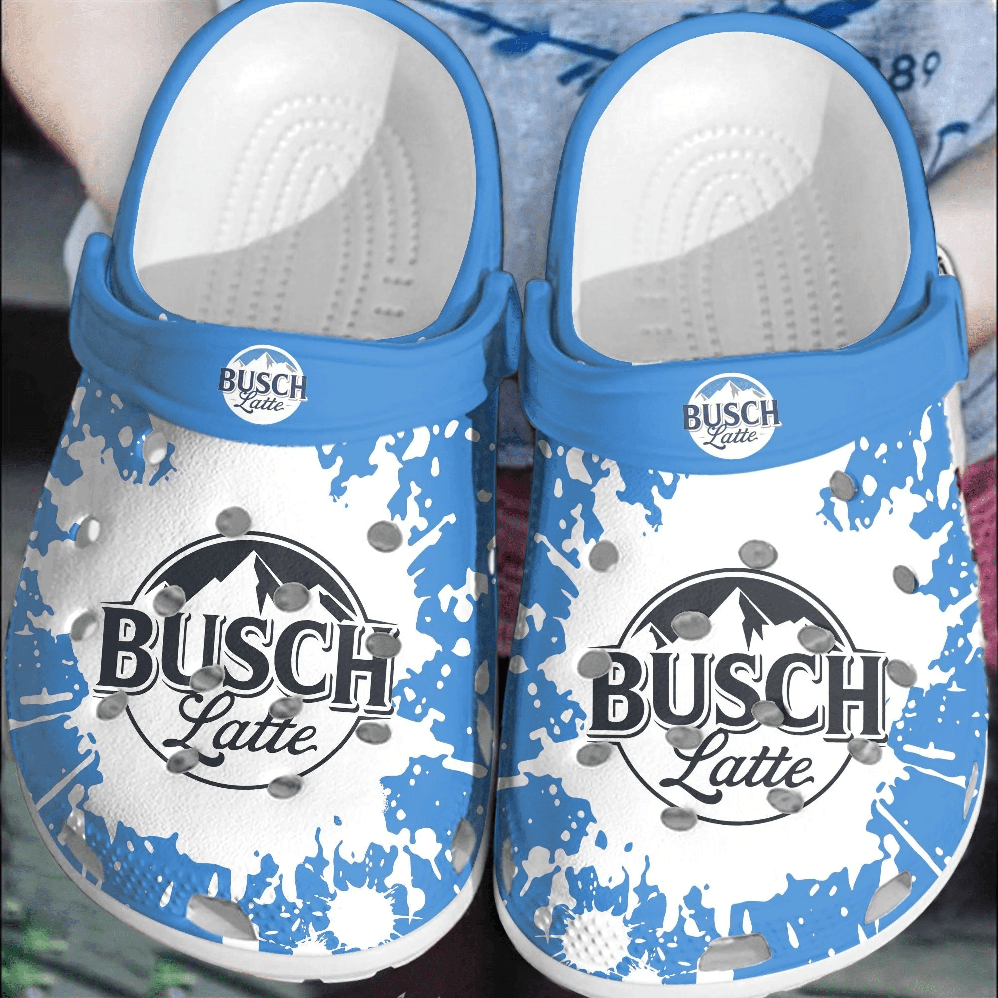 Busch Latte Beer Adults Clogs Shoes Comfortable Clogs Shoes For Men Women Classic Crocs-Style Clogs