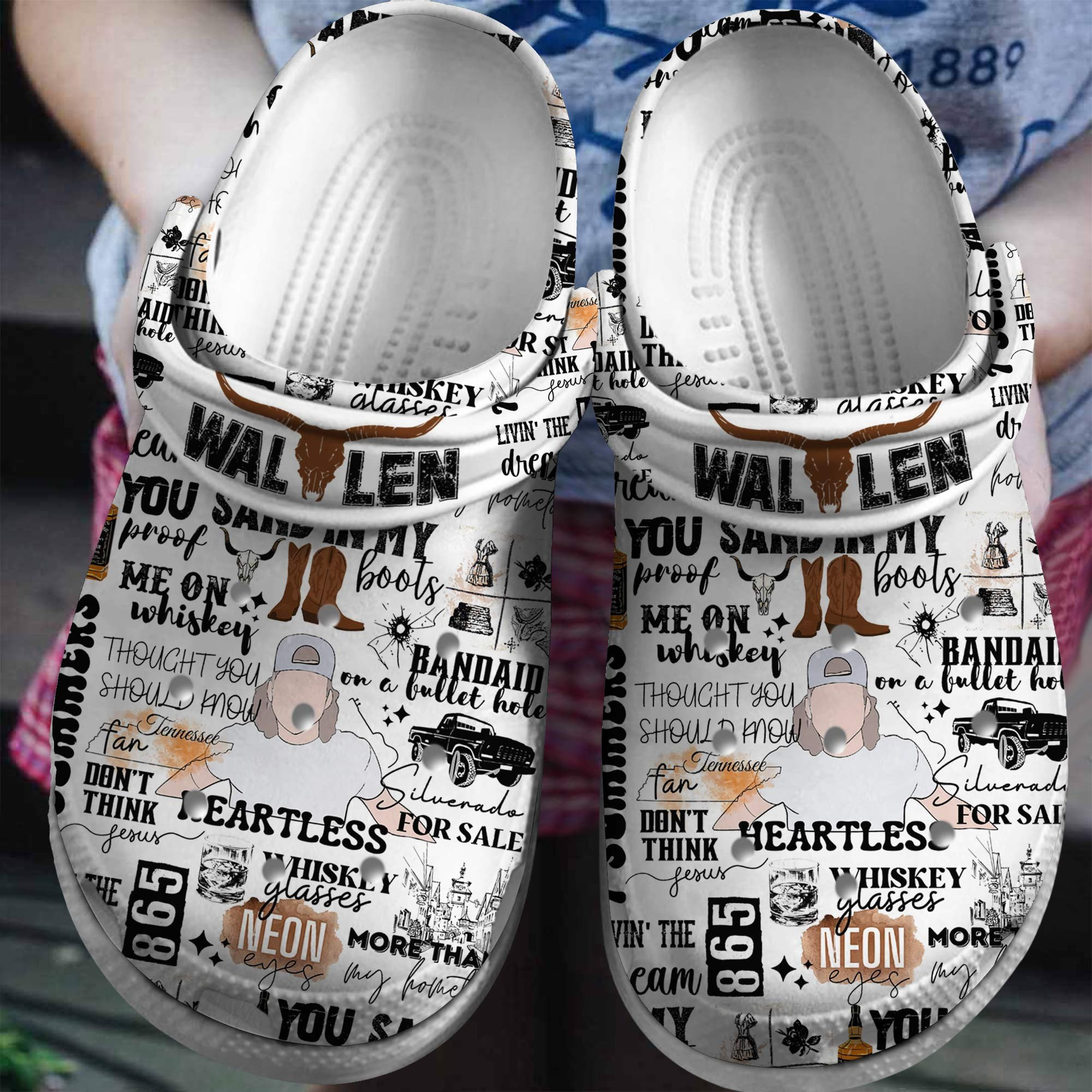 Morgan Wallen Music Clogs Shoes