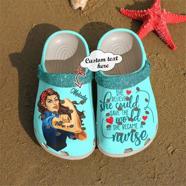 Nurse Nurse She Believed Could Clogs Shoes  Nurses
