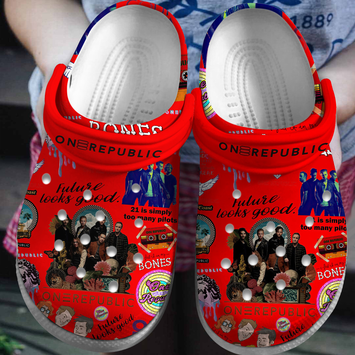Onerepublic Music Band Crocs