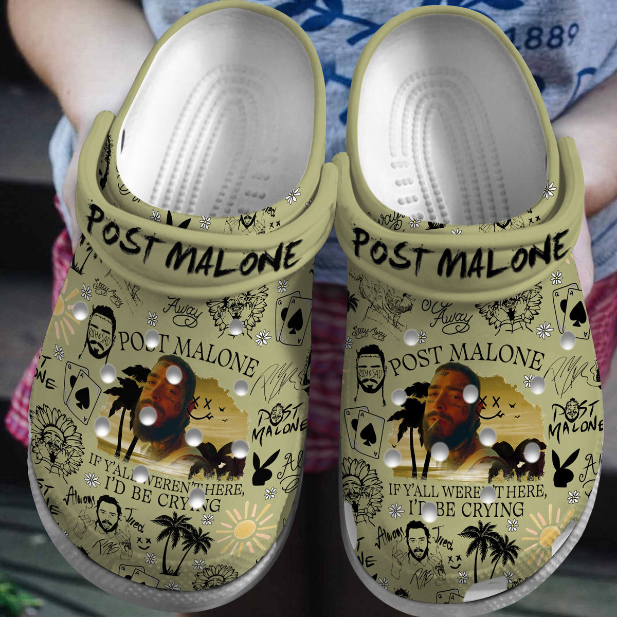 Post Malone Music Clogs Shoes