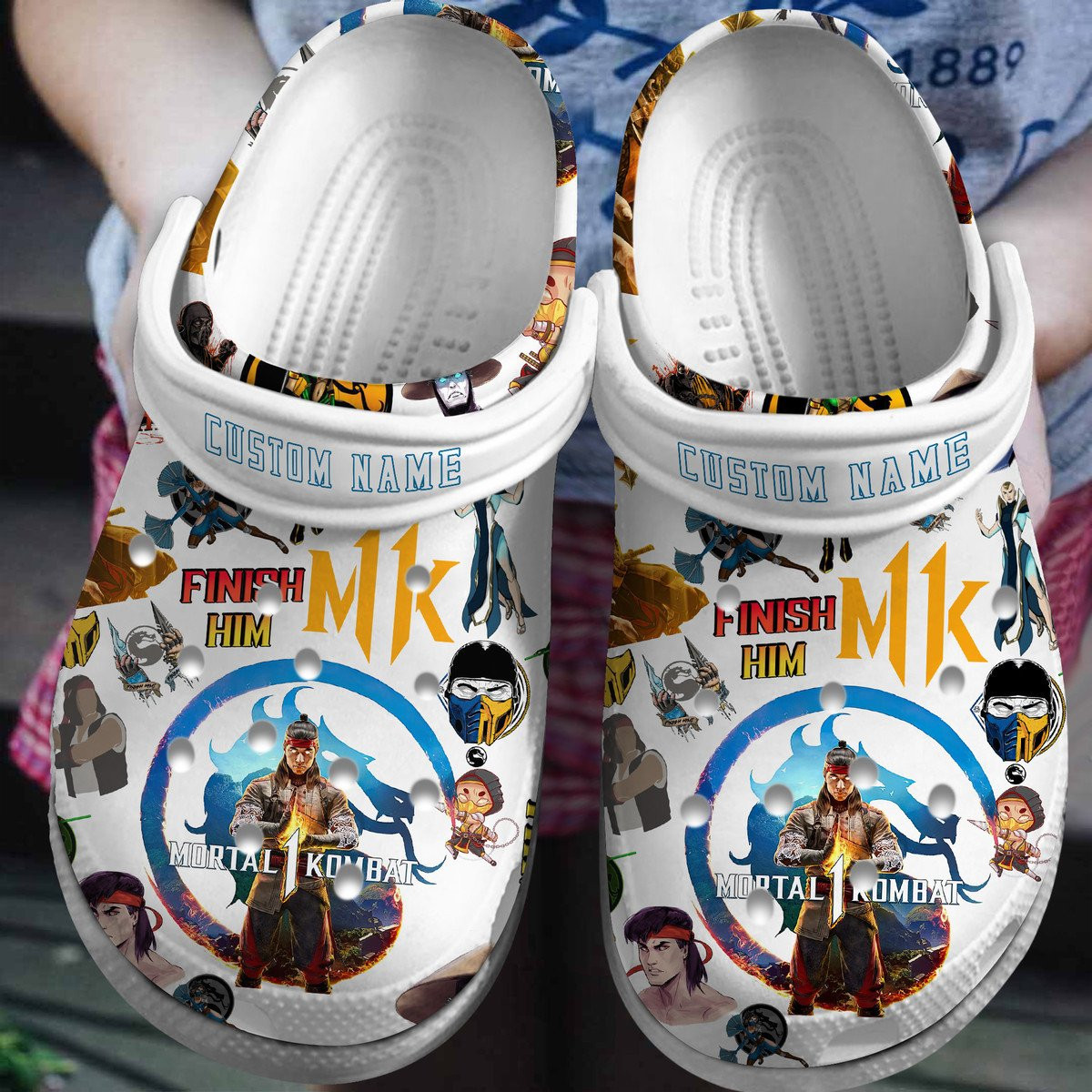 Mortal Kombat Game Clogs Shoes Crocs