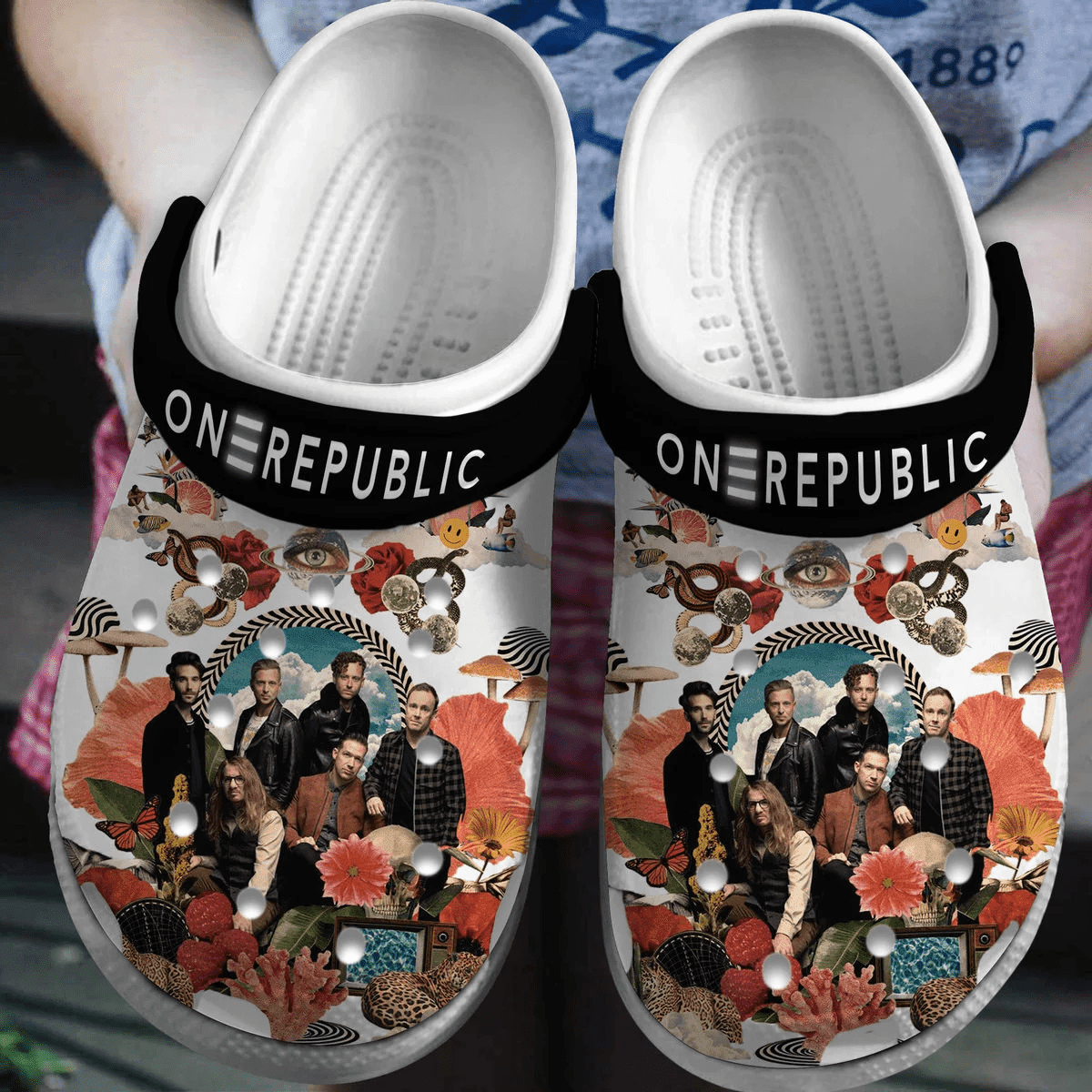 Onerepublic Music Clogs Shoes