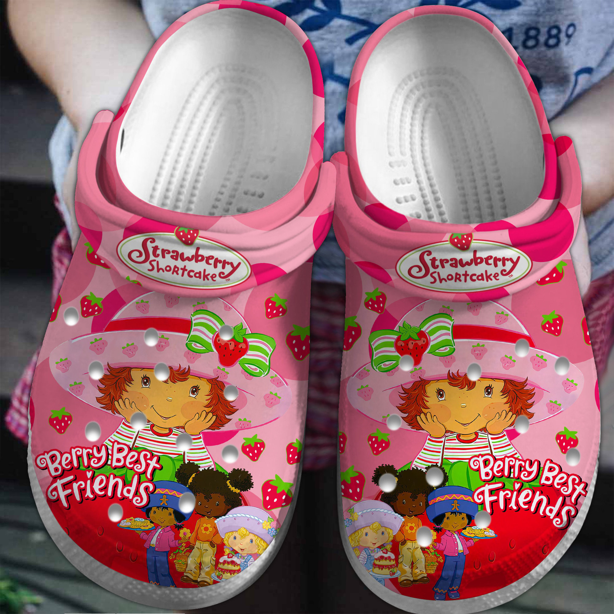 Strawberry Shortcake Cartoon Clogs Shoes