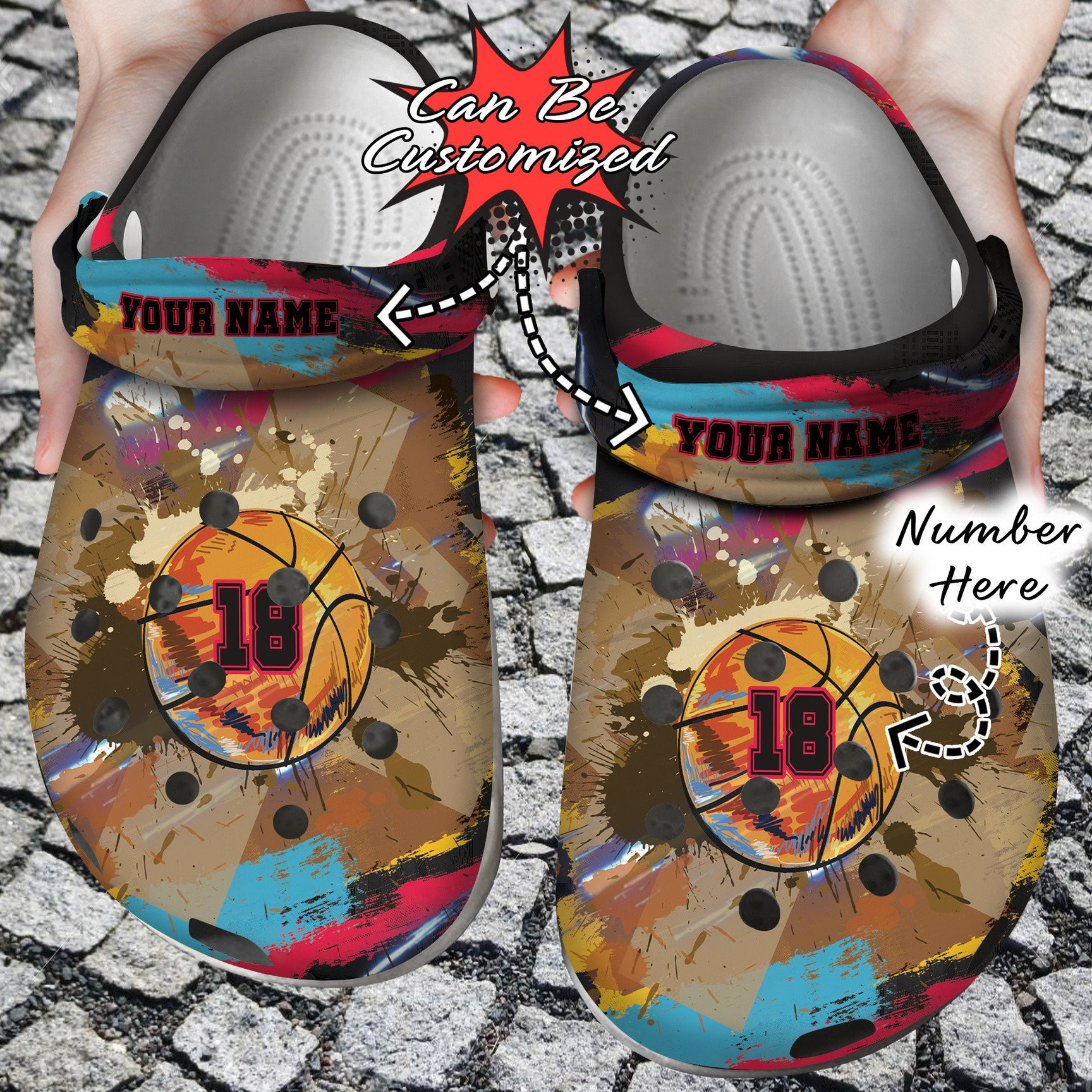 Cool Blood Basketball Colors Clogs Shoes Sport Crocs