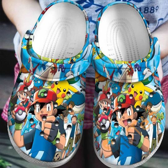 Pika Pokemon Cartoon Crocs Shoes