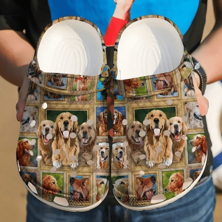 Golden Retriever Lover Classic Crocs-Style Clogs