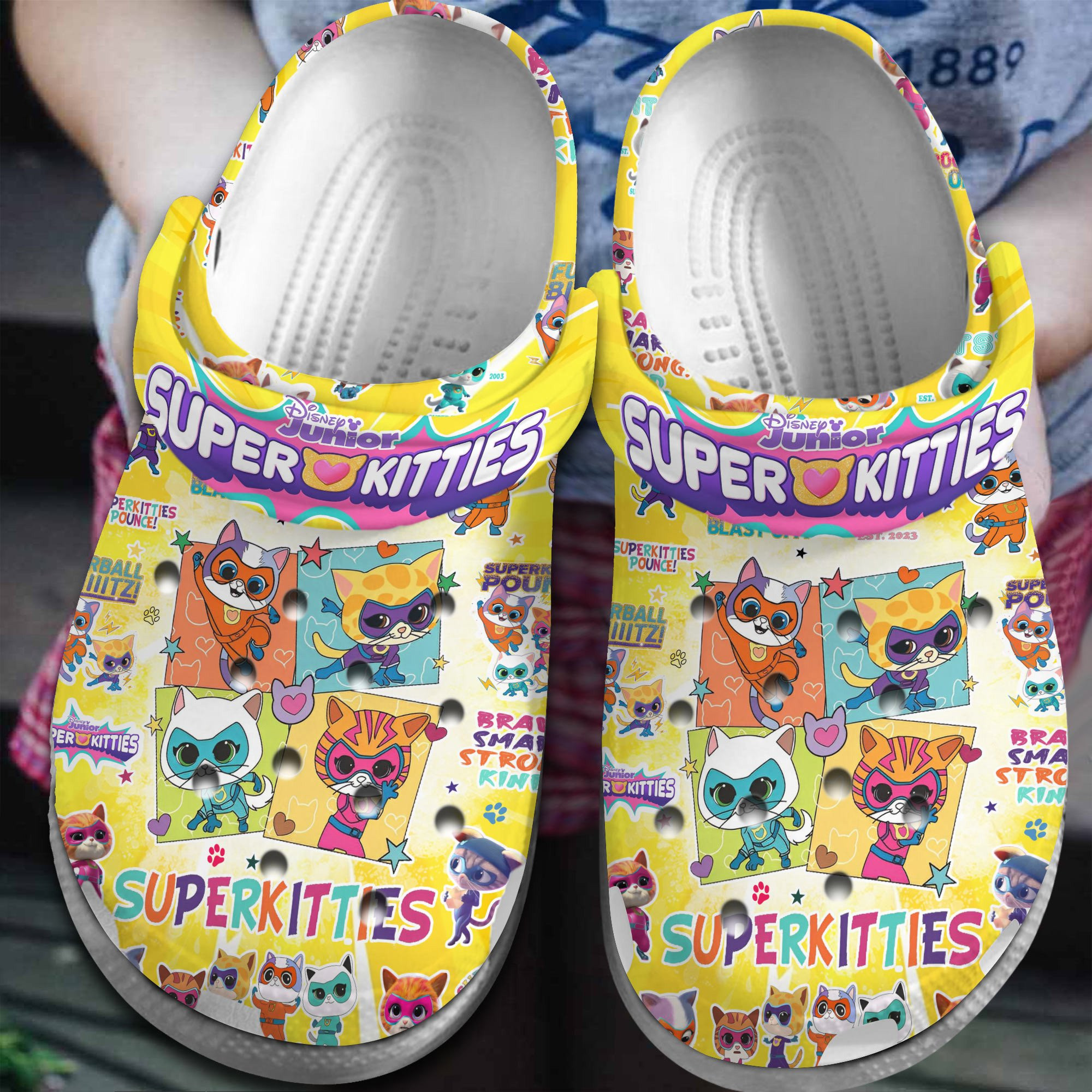 Superkitties Cartoon Clogs Shoes
