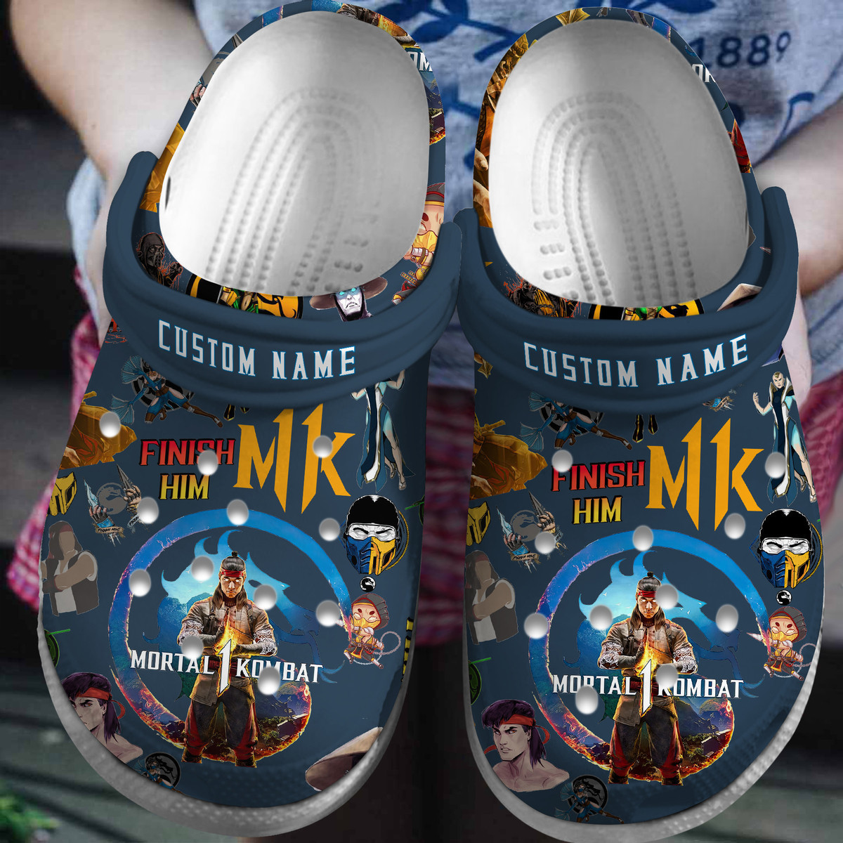 Mortal Kombat Game Clogs Shoes For Men Women Classic Crocs-Style Clogs