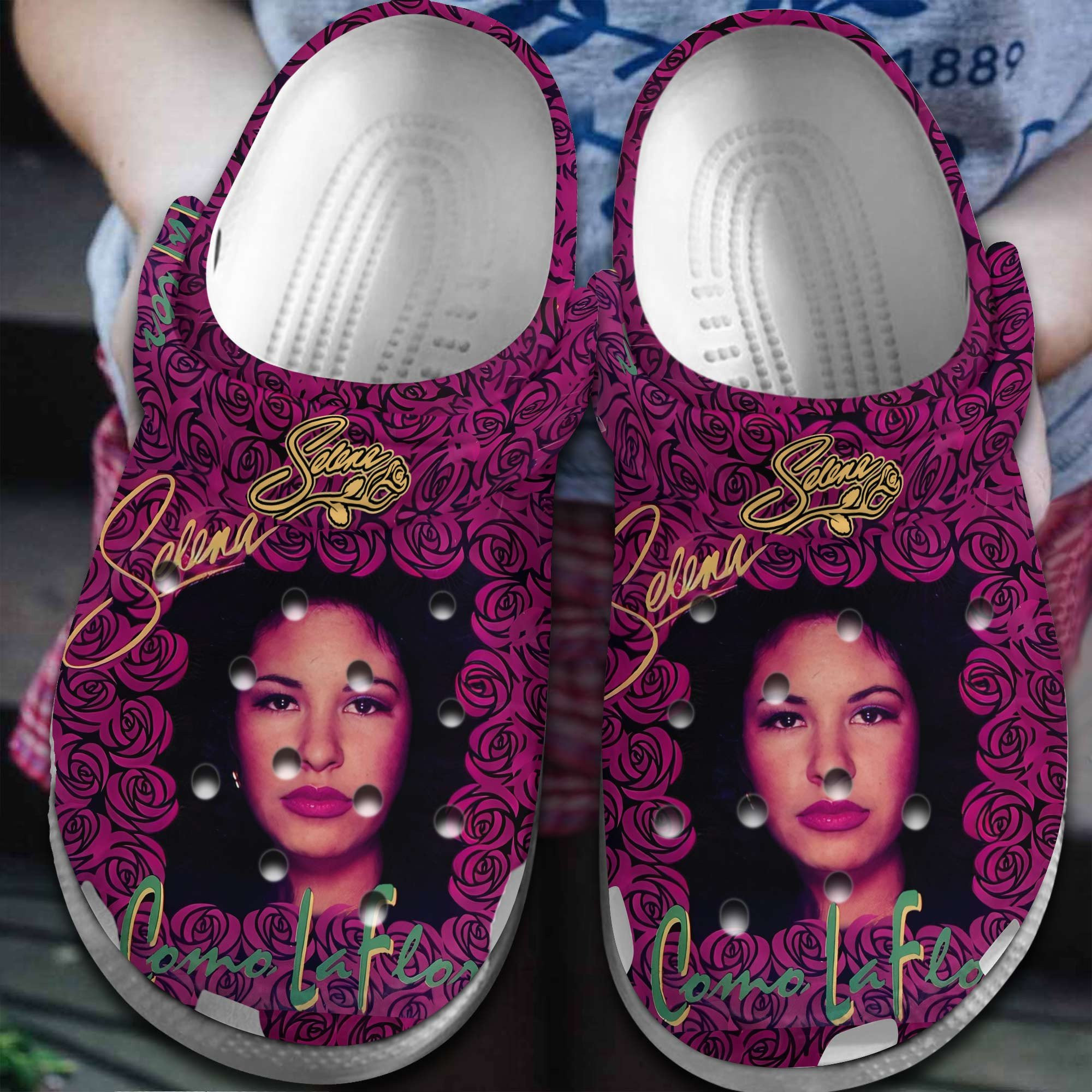 Selena Singer Music Clogs Shoes