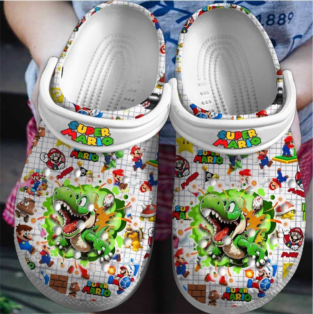 Super Mario Game Movie Clogs Shoes