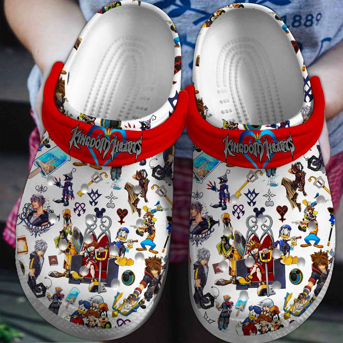 Kingdom Hearts Game Crocs For Men And Women